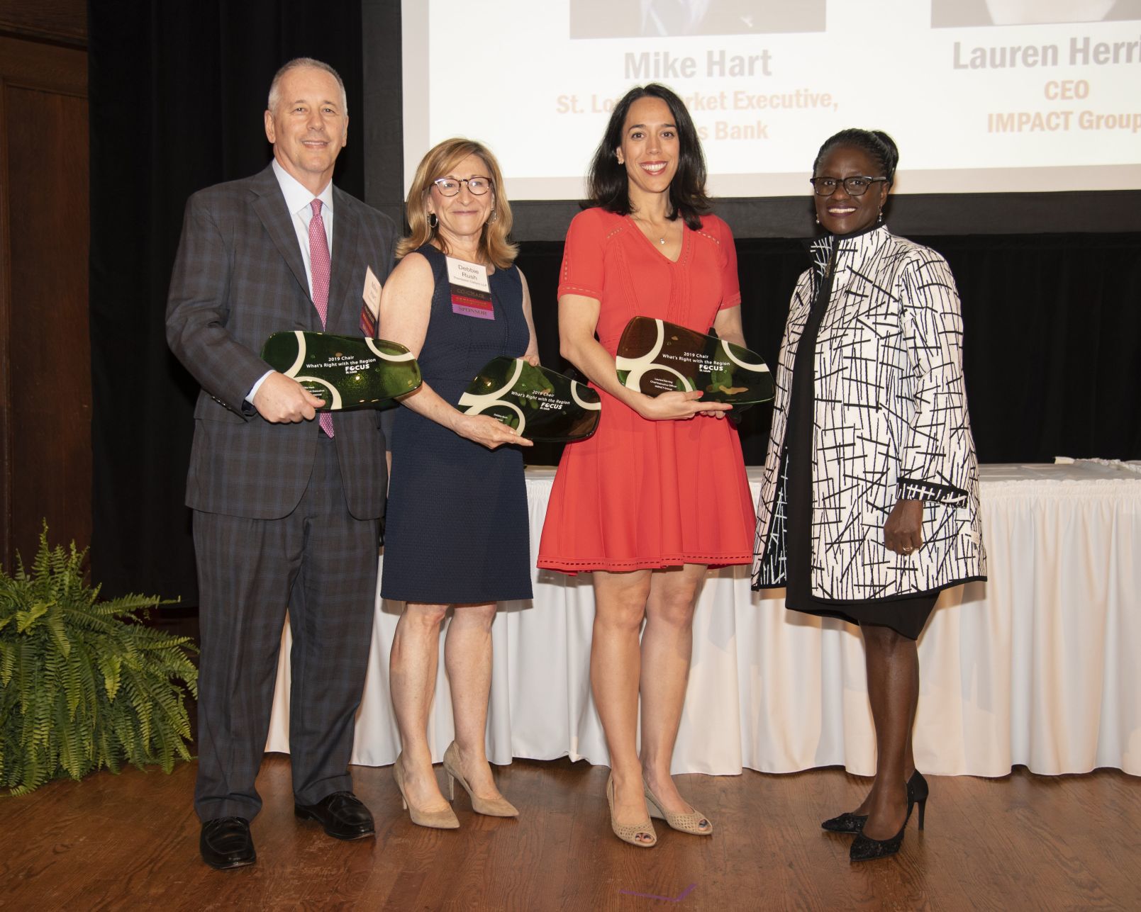 Mike Hart, Debbie Rush, Lauren Herring, Yemi Akande-Bartsch, Ph.D.